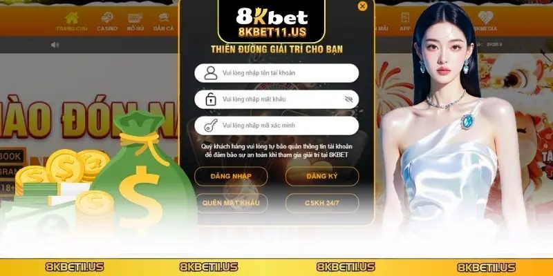 đăng nhập 8KBET Quy trình lấy lại mật khẩu đăng nhập 8KBET